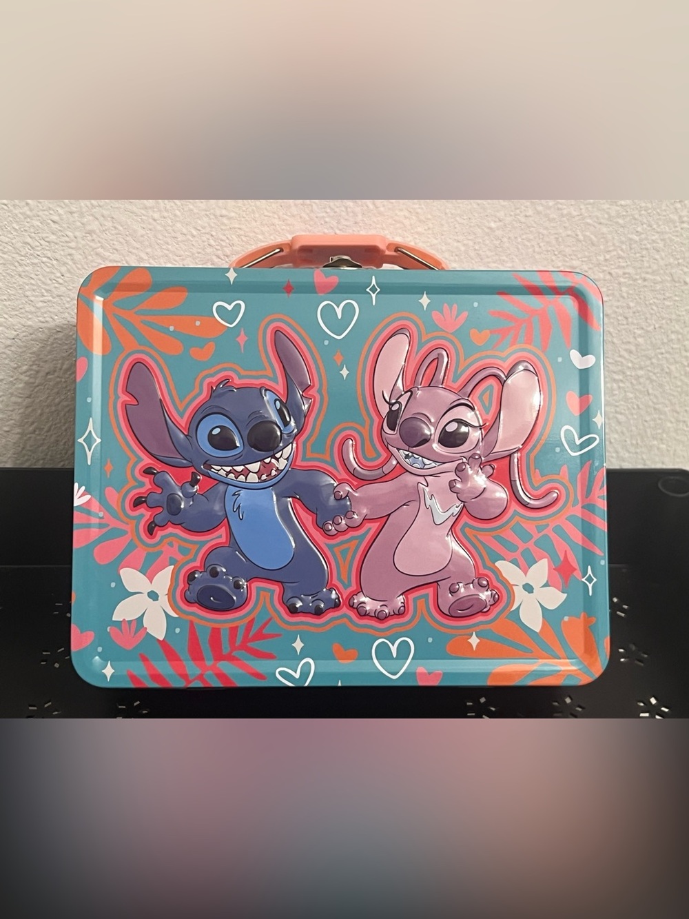 Disney Stitch & Angel Tin Lunchbox